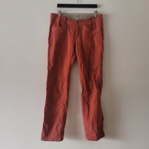 Kuhl Hiking Pants Size 6 Burnt Orange Internal Drawstring